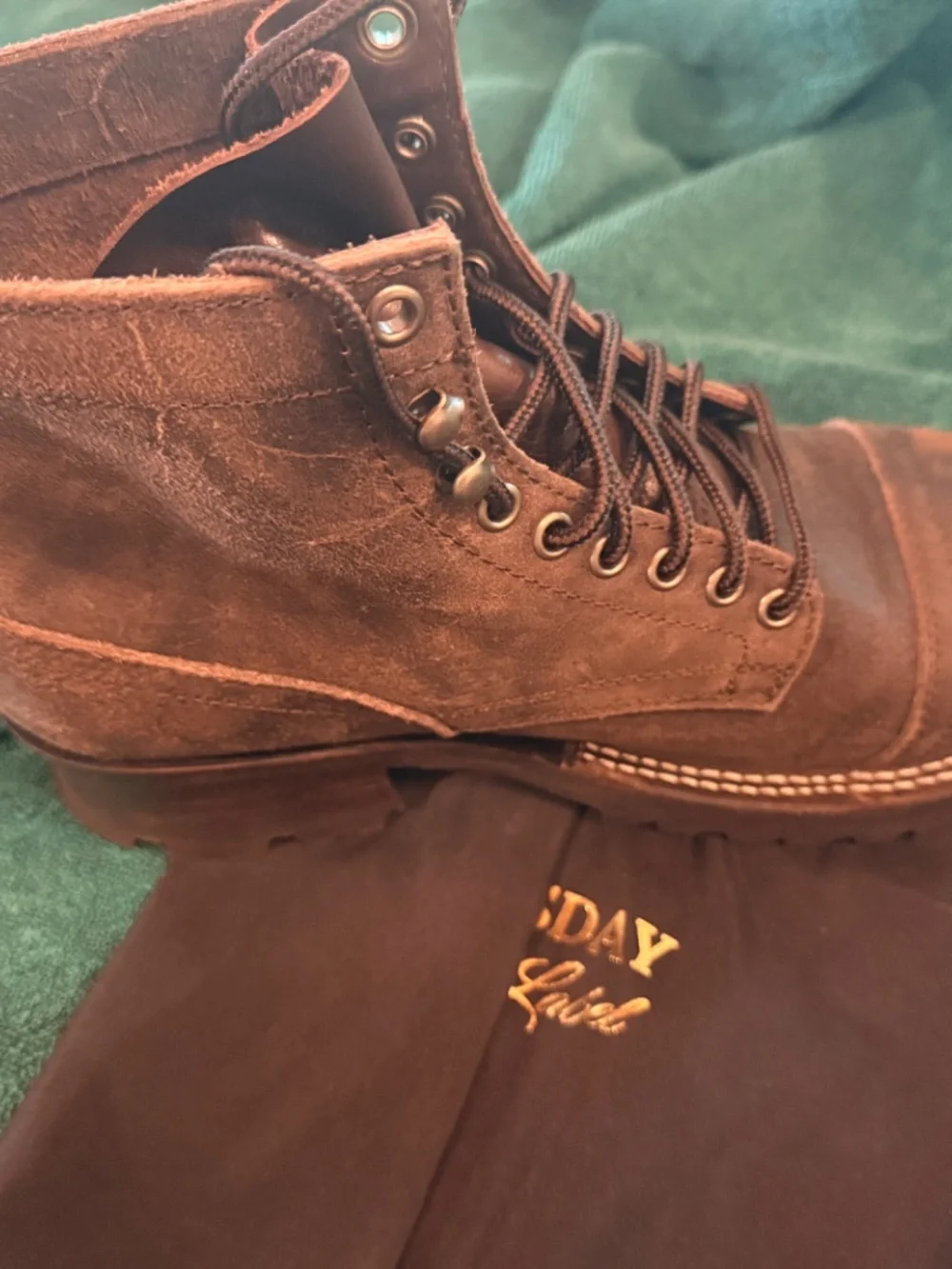 Thursday Boots Black Label Stone Rambler NIB